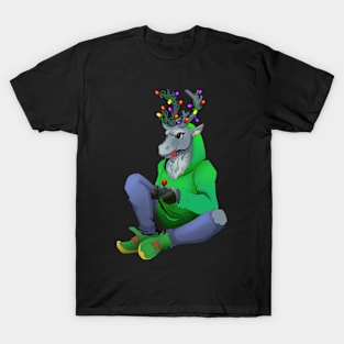 Gamer Reindeer T-Shirt